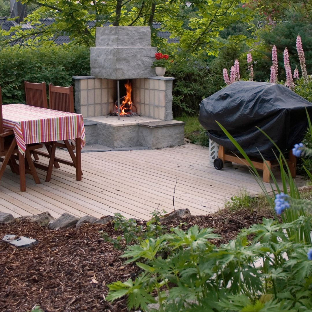 Outdoor fireplace kits and services by smoky sweepers